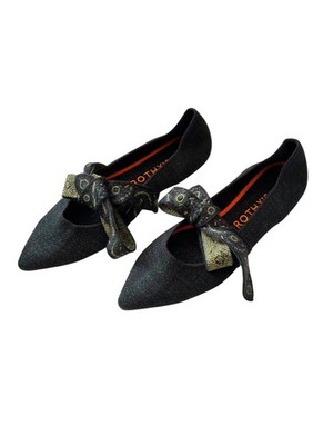 Rothy's The Merino Mary Jane in Forrest Herringbone flats Damen Grün Ballerinas 