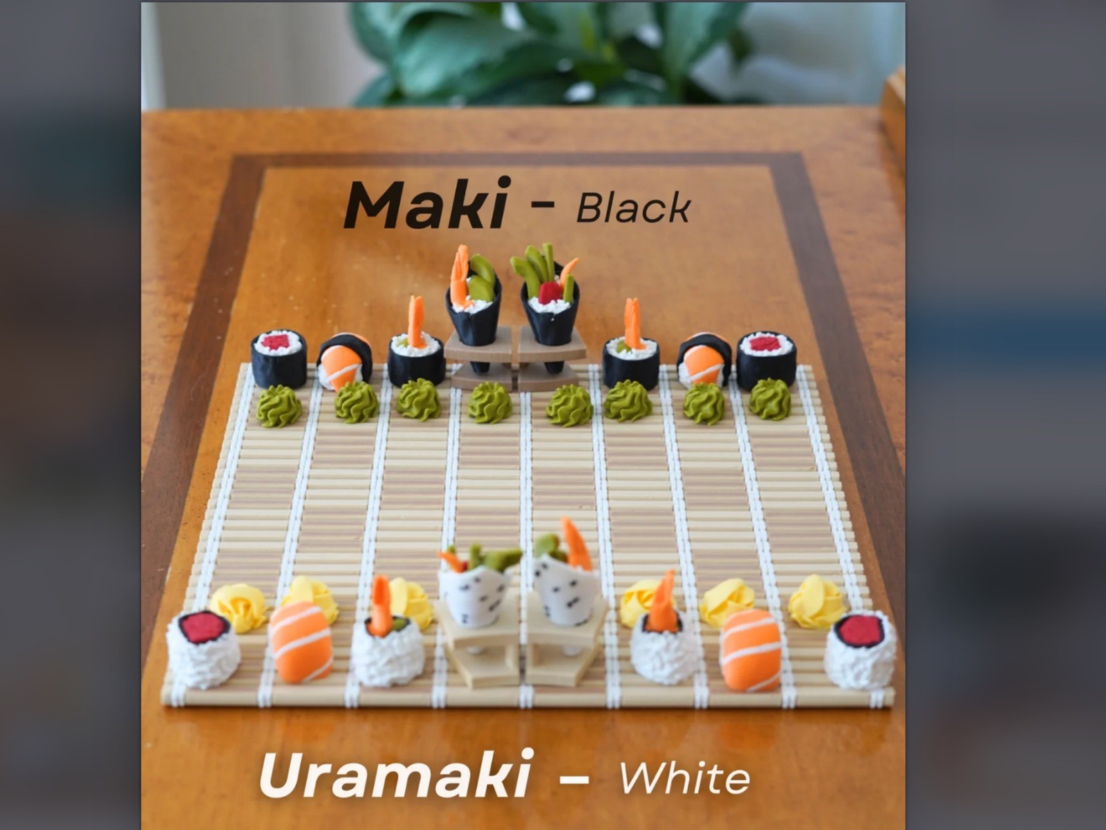 Juego de ajedrez de sushi - Juego de ajedrez único con temática de sushi