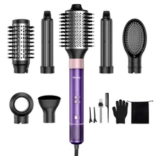 7 in 1 Blow Dryer Brush Set – Hot Air Styler for Fast Drying, Curling, Str
