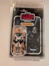 STAR WARS CLONE WARS VINTAGE COLLECTION VC176 ARC TROOPER ECHO With Protector