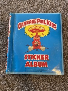 Topps Garbage Pail Kids Sticker Album 1985 Vintage Adam Bomb Bad Brad