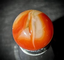 Vintage Christiansen Agate American Agate Swirl Marble With Factory Anomaly