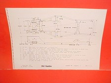 1961 Amc Rambler Classic Super Deluxe Sedan Station Wagon Frame Dimension Chart 1961 Amc Rambler Classic Super Deluxe Sedan Station Wagon Frame Dimension Chart