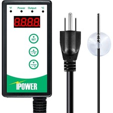 iPower Digital Heat Mat Thermostat Controller Seed Germination Reptiles Brewing