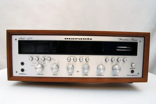 VINTAGE MARANTZ SERIAL NO. 46348 J4 MODEL 2270 AM/FM STEREOPHONIC RECEIVER