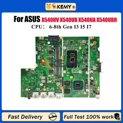 X540UV Motherboard For ASUS K540U A540U F540U X540UBR P540U Mainboard W/CPU