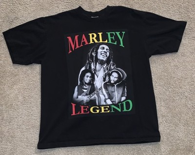Shaka Wear Bob Marley Legend T Shirt  2 Sided 2XL Super Max Heavy~
