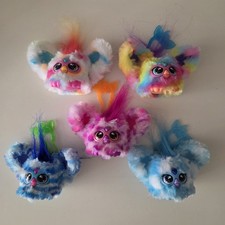 Furby Furblets Interactive Toys Lot Of 5 With Sounds, Speaks Furbish 2 1/2  