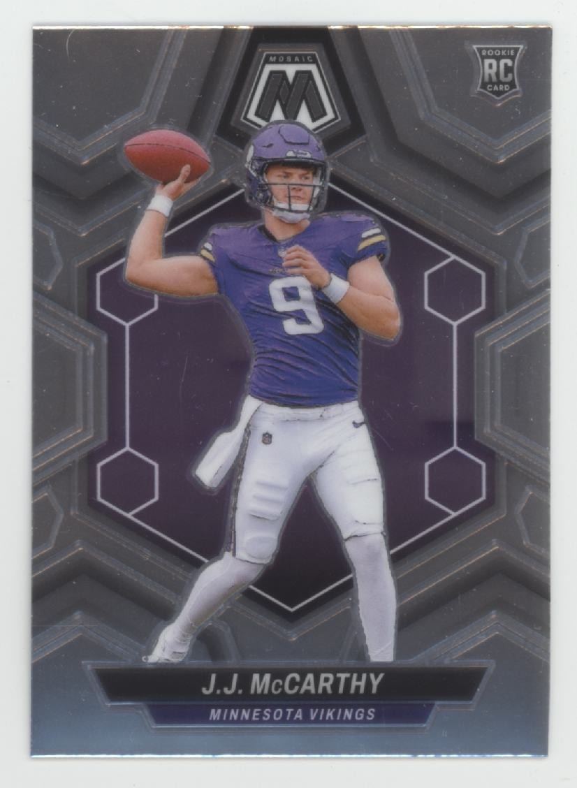 2024 J.J. McCarthy Panini Mosaic Rookie Card# 310 Vikings
