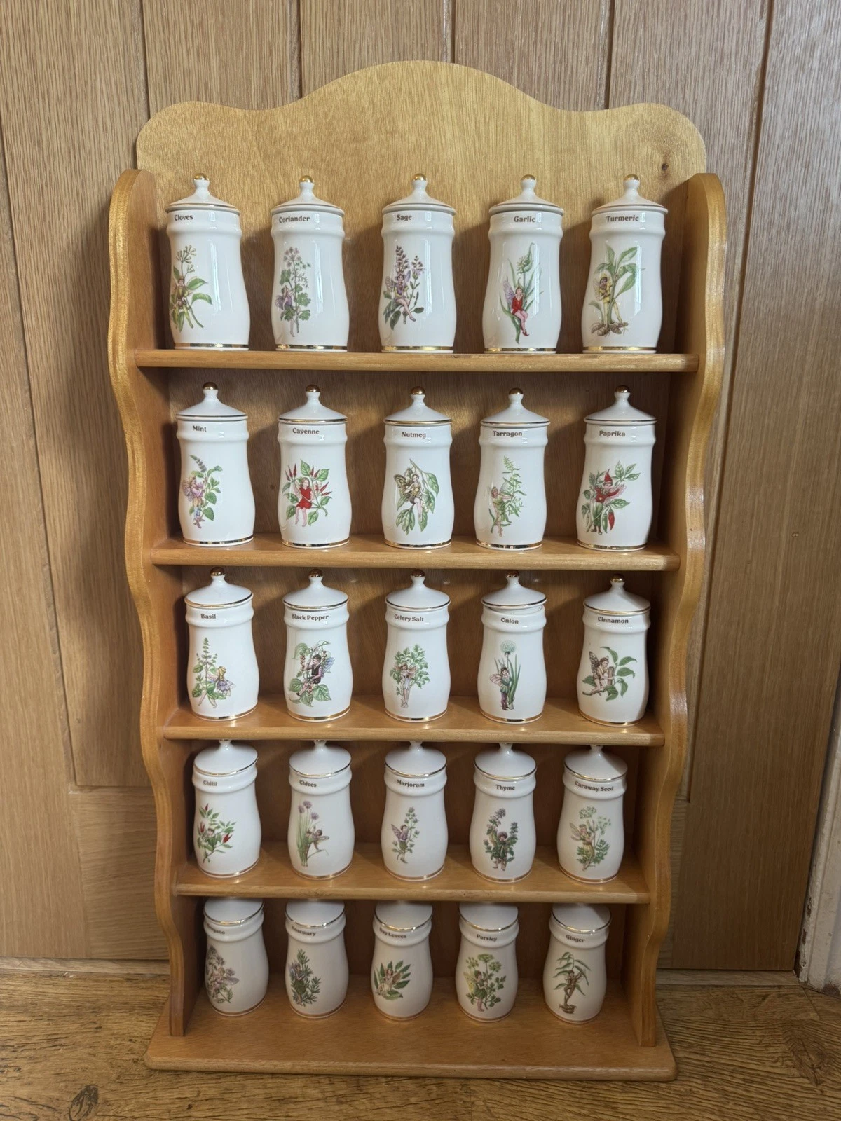 Flower Fairy Spice Jars Original Full Set of 25 Display Rack Vintage Rare 1989
Opens in a new window