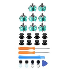 For Xbox One Controller: 8-Piece Analog Joystick Thumbstick Cap Repair Set