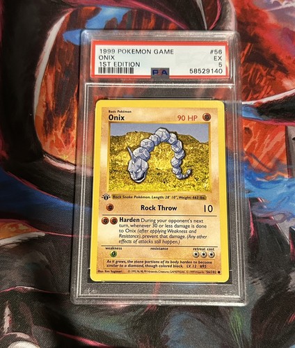 Onix (1st Edition) graded PSA 5 for sale on eBay