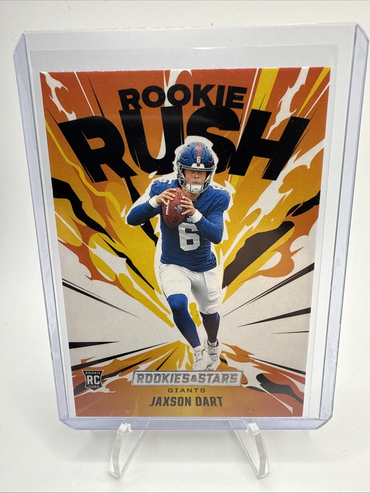2025 Panini Rookies & Stars Rookie Rush #6 Jaxson Dart RC GIANTS
