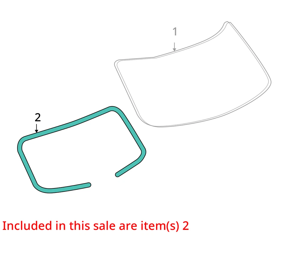 Se adapta a Saturn Vue Weatherstrip ASM 2008 L/puerta WD 96832310 - NUEVO FABRICANTE DE EQUIPOS ORIGINALES 96832310 Foto 2 de 3