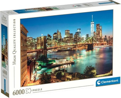 Puzzle Clementoni 6000 Teile New York Brooklyn Bridge 168 x 118 cm