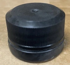 (100) 28-KERR Black PP Plastic Tamper Evident Screw Cap Replacement alcohol cap!