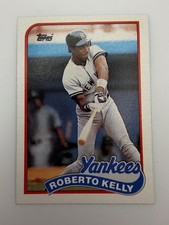 #691 Roberto Kelly [Rookie] Yankees 1989 Topps Baseball Card NM. rookie card picture