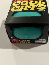 NEE DOH Cool Cats Teal Squishy Toy. Brand New, Free Shipping