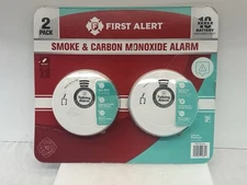 First Alert Smoke & Carbon Monoxide Talking Alarm New Sealed Packaging