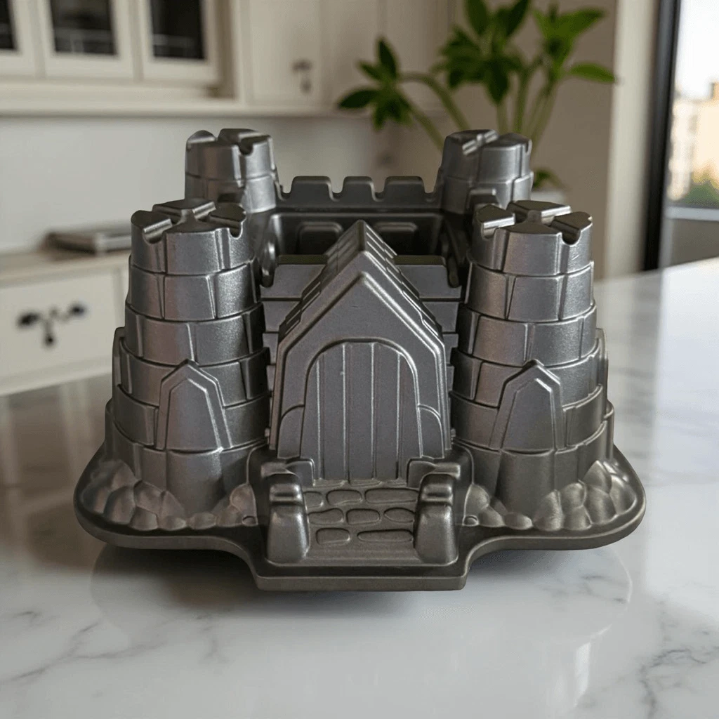 Nordic Ware Bundt Cake Pan Fairytale Cottage Silver Bundt Cake Pan 10 Cup