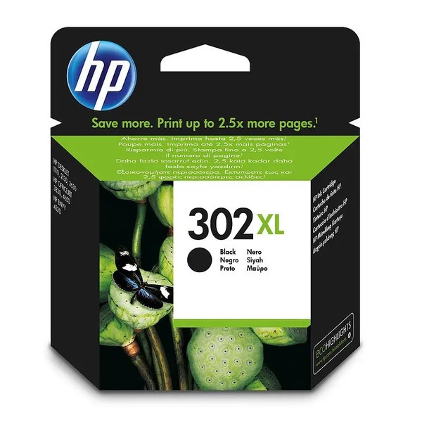 1 Bis 20X Hp Tinte Hp 302XL FüR Deskjet 1110, Schwarz - Spare Bis Zu 14%-image