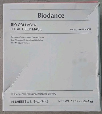 BIODANCE Bio-Collagen Real Deep Mask, Hydrating Overnight Hydrogel Face Mask, Da