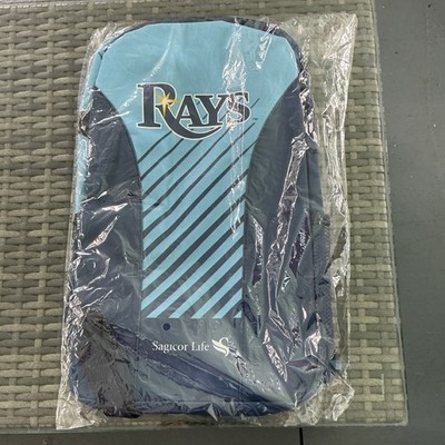 Sagicor Life Tampa Bay Rays MLB Baseball Backpack Light Blue Navy Blue