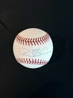 DEION SANDERS SIGNED BASEBALL BECKETT COA AUTHENTIC AUTOGRAPH MLB ATLANTA BRAVES