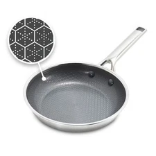 GreenPan Prism 8" Hybrid Stainless Steel and Ceramic Nonstick Fry Pan
