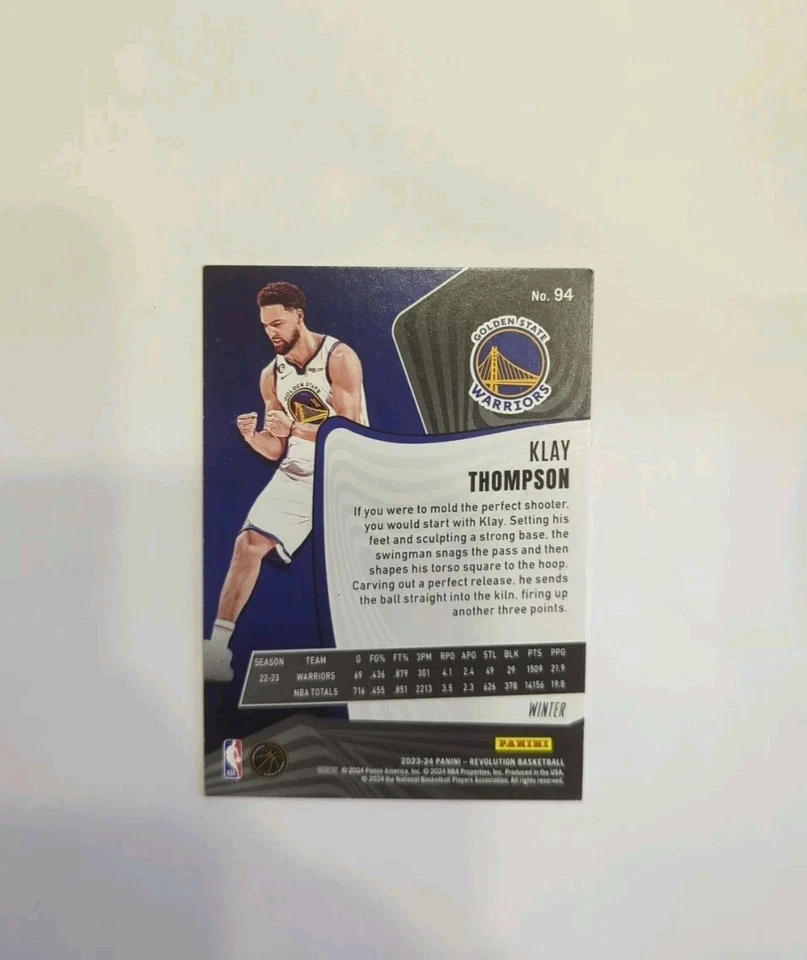 Klay Thompson 2023-24 Panini Revolution Winter Golden State Warriors #94 - Image 2 of 2
