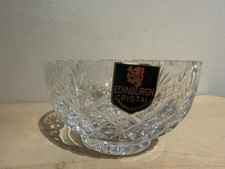 Edinburgh Crystal Sugar Bowl Tay Pattern Now Discontinued new old stock label 