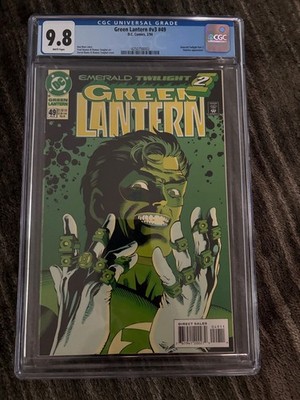 Green Lantern (vol 3) #49 CGC 9.8 White Pages Emerald Twilight Sinestro $10 ship