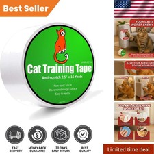 Effective Anti-Scratch Tape for Furniture - Invisible 2.5" x 16 Yards for Cats