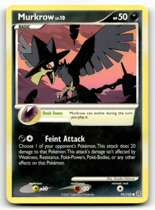 Murkrow 95/132 Normal Common Secret Wonders LP