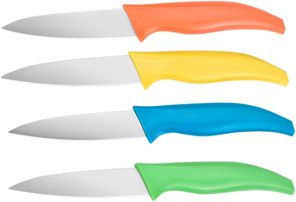 4-Tlg GemüSemesser Set Obstmesser SchäLmesser Allzweckmesser 4 StüCk 10Cm Klein-image