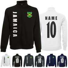 Jamaika JAMAICA WM 2022 Sweat Jacke Trikot Name Nummer