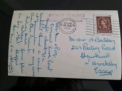 Genealogie A Baldry Rectory Road Hawkwell bei Hockley Essex 1955