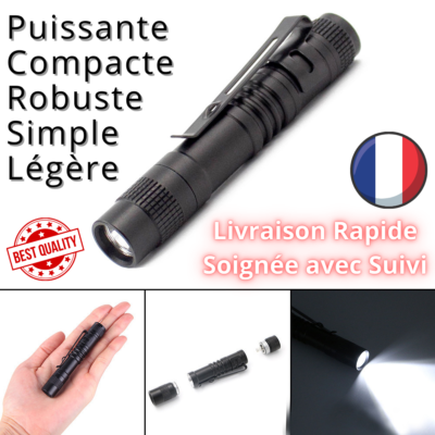 Lampe Torche Led Puissante, Xhp50 Lampe De Poche Tactique À Led Super Lumineuse Et Puissante 5
