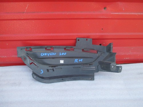 2015 2016 2017 Chrysler 200 Bumper Fog Light Cover W/O Fog Lamp Hole rh side OEM - Picture 4 of 5