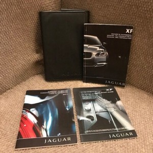 2011 Jaguar XF Owners Manual set with Navigation section, supplements and case | eBay