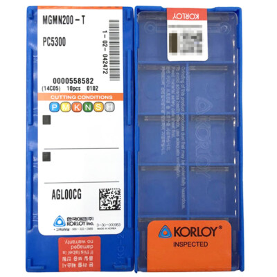 KORLOY MGMN200-T PC5300 Carbide Inserts CNC TOOL  Kd