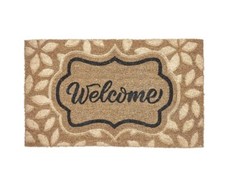 Seventh Studio Coir Door Mat Welcome Pad 18" x 30" Natural T4103804