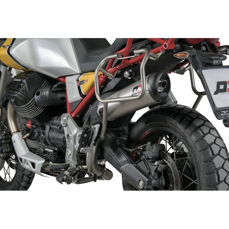Echappement Qd Exhaust Tronco-cono MOTO GUZZI V85TT 2018 - 2023 - Photo 2/3