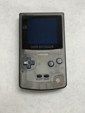 Gameboy Color System w/Amoled Oled Laminated Screen  Sound Amp - Clear Black
