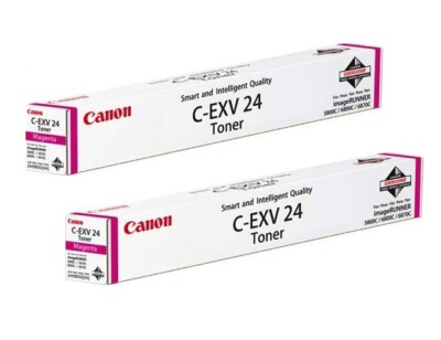 2x Original Canon Toner 2449B002 C-EXV 24 Magenta IR 5880 6880 B-Ware