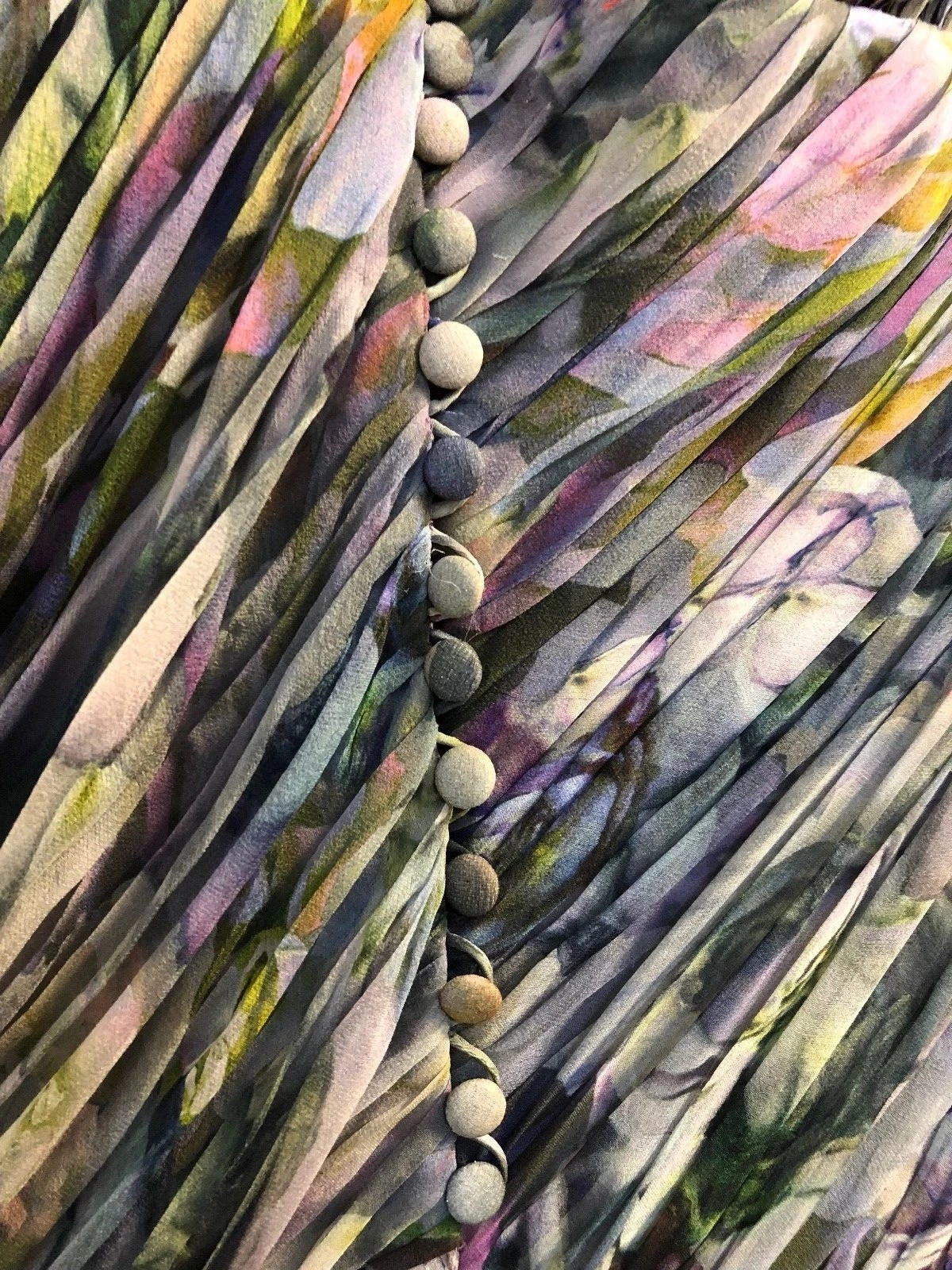 ABITO Abito stampa Alexander McQueen Peonies collezione Pre Autunno 2010