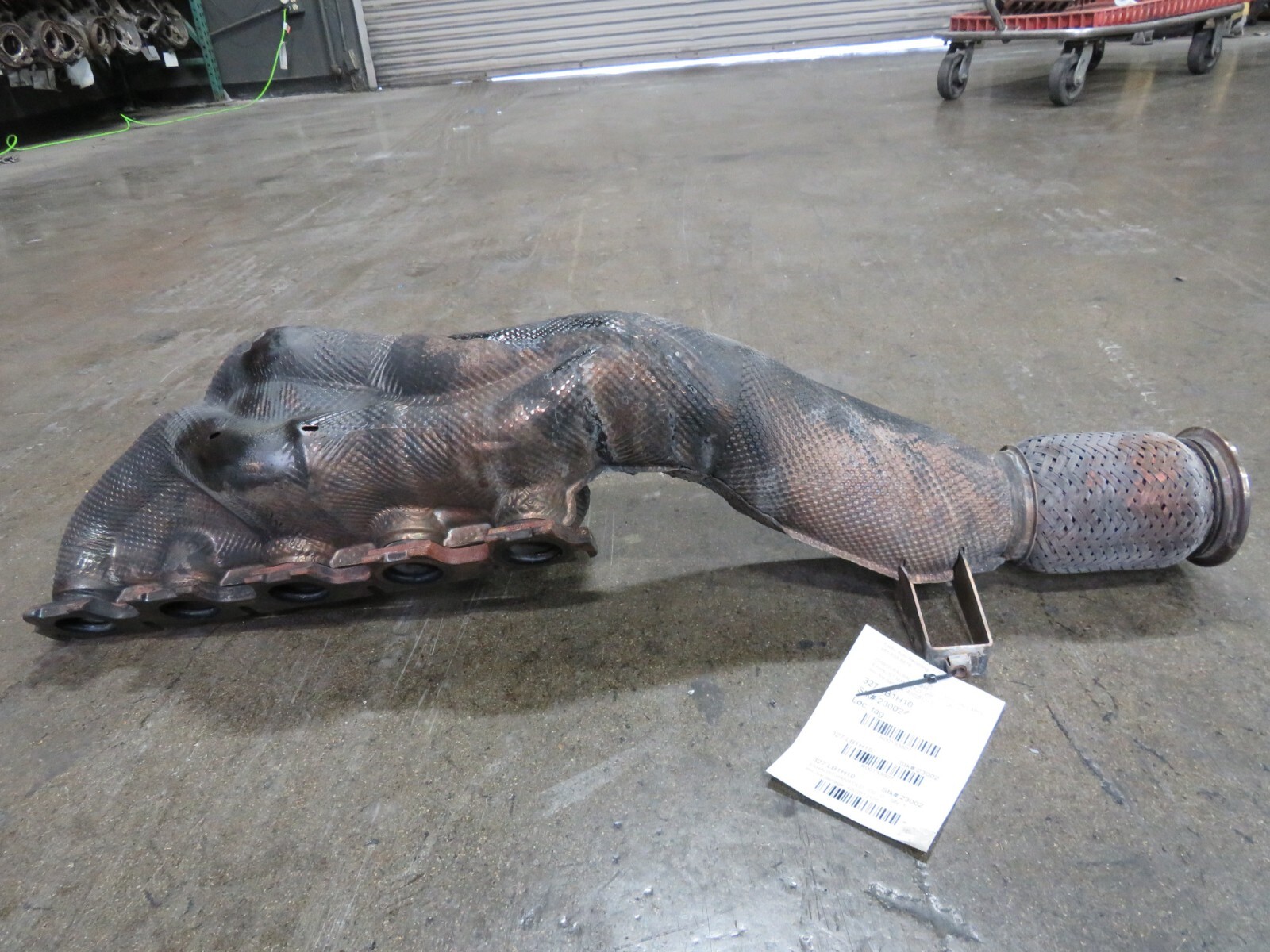 Lamborghini Gallardo LP550, RH, Right, Exhaust Manifold, Used, P/N 420251212C