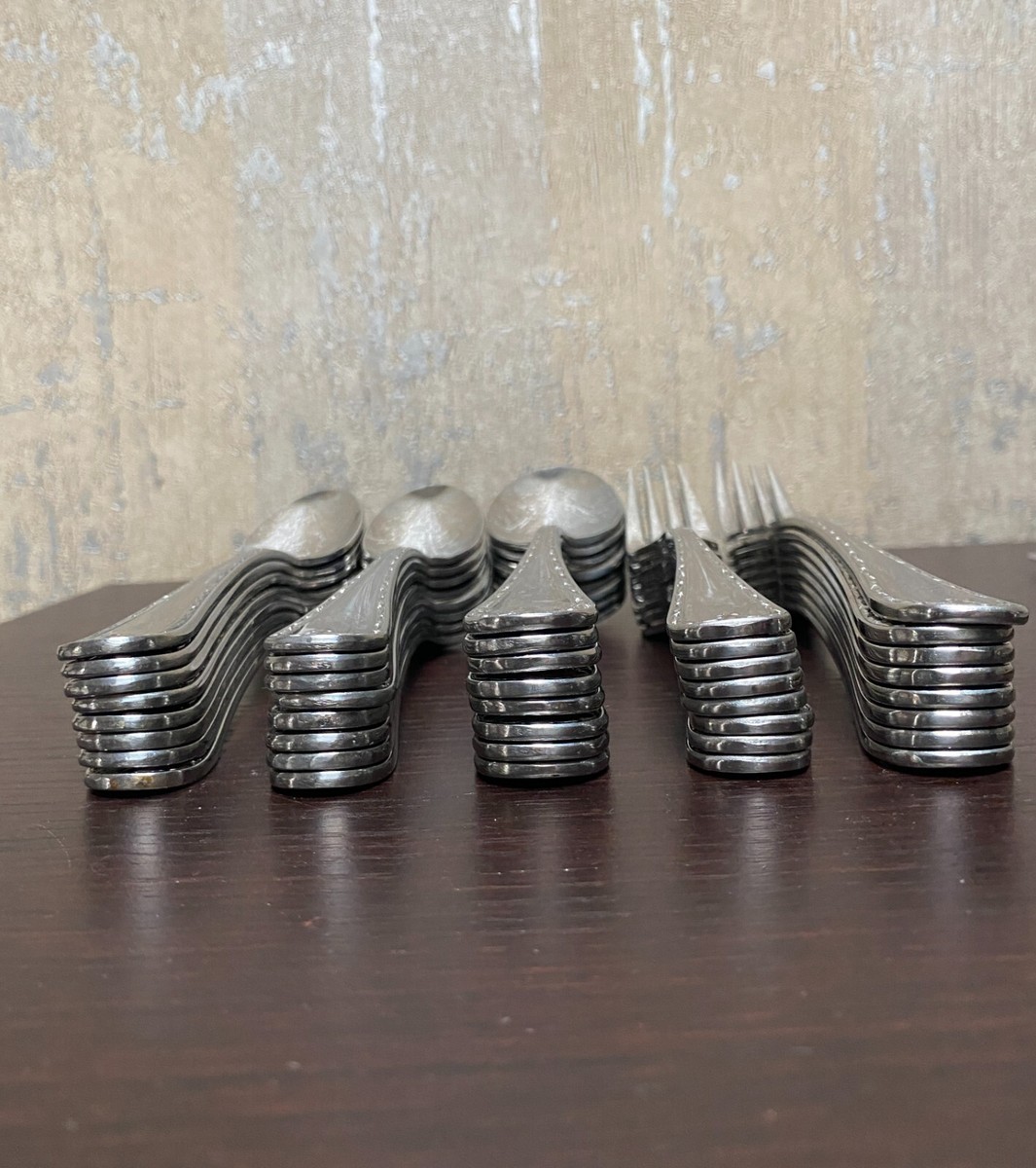 National Stainless Japan Stainless Steel Flatware Set of 50 Pieces