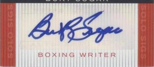 2008 Topps Co-Signers - Bert Sugar #SS-BS