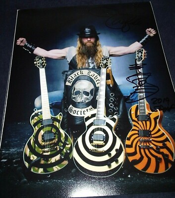 ୨୧様 オーダーページ ZAKK WYLDE PHOTO OZZY BAND BLS 11X14 MINT RARE! L@@K PROOF